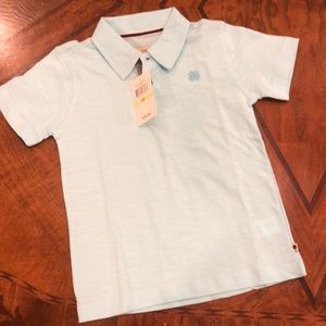 Lucky brand polo collar shirt uniform blue size 4T